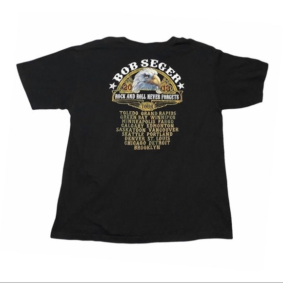 Bob Seger Concert Tee Size XL - Picture 3 of 5